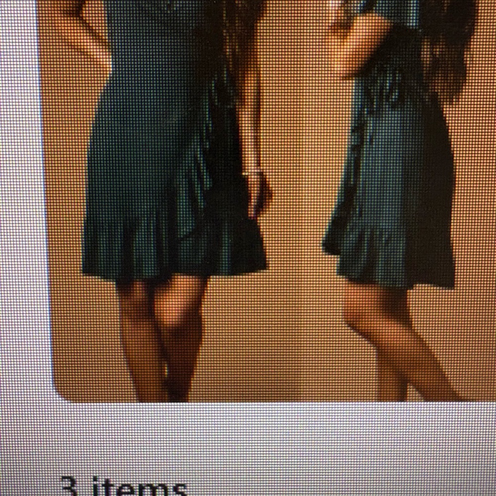 Elegant Teal Ruffle Dress